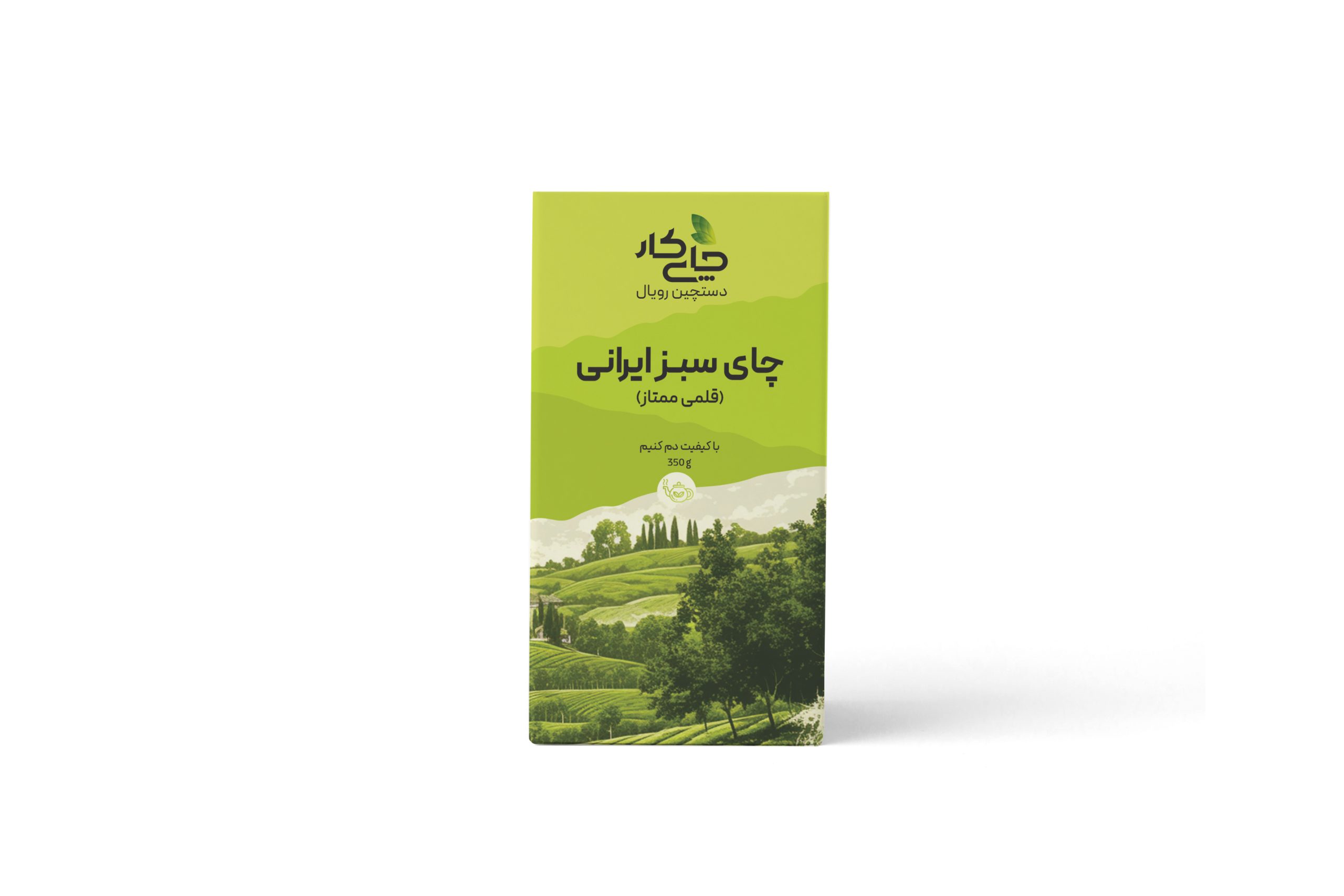 چای سبز ایرانی قلمی ممتاز چای سبز ایرانی قلمی ممتاز چایکار ۳۵۰ گرمی
