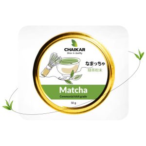 چای ماچا تشریفاتی گرید AAA چایکار در بسته‌بندی ۵۰ گرمی